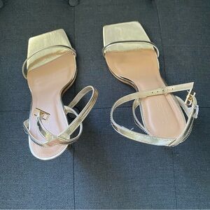 Gold ASOS heels